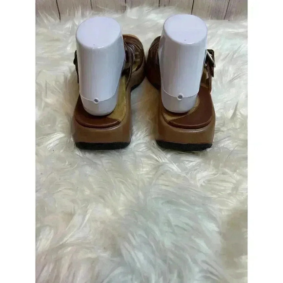 Dansko Cognac Brown Slides Sandals Size 40 - Picture 4 of 8